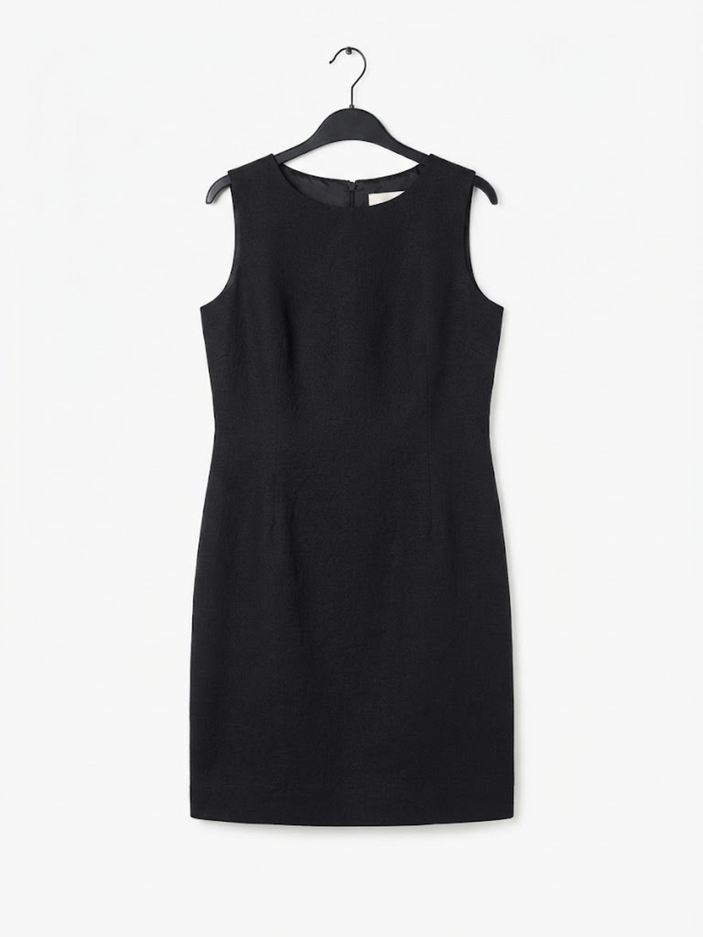 Vintage Talbots Petites Irish Linen Black Dress size 12